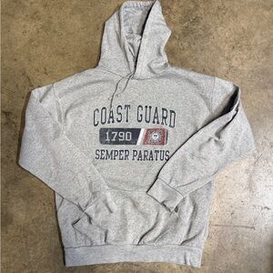 Original Deluxe Gray Coast Guard Hoodie